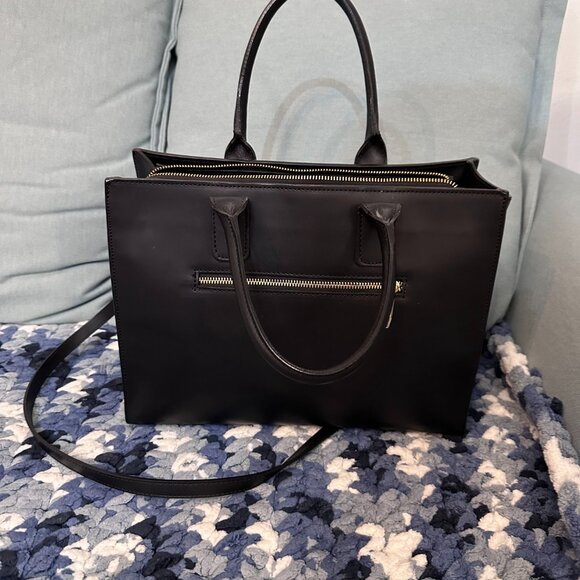 OFFICINA ARTIGIANA Made In Italy Ruga Leather Structured Shoulder handBag - Picture 7 of 11